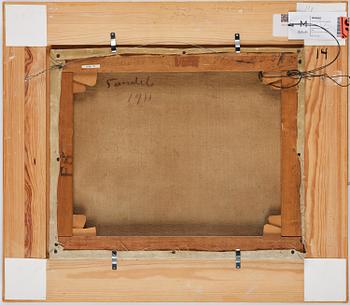 Gösta Sandels, Still life with fruit and pitcher.