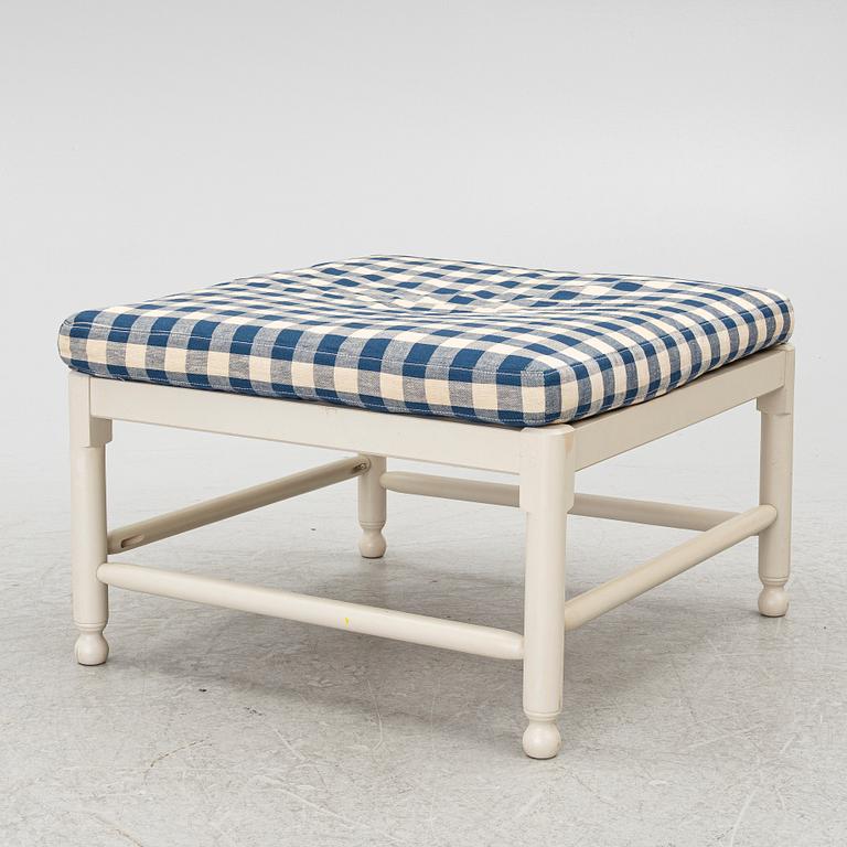Footstool, "Medevi Brunn", from IKEA's 18th-century series, 1990s.