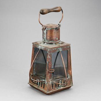 LANTERNA, koppar, J.C Larsén & Co, Österlånggatan 43,  1900-talets första hälft.