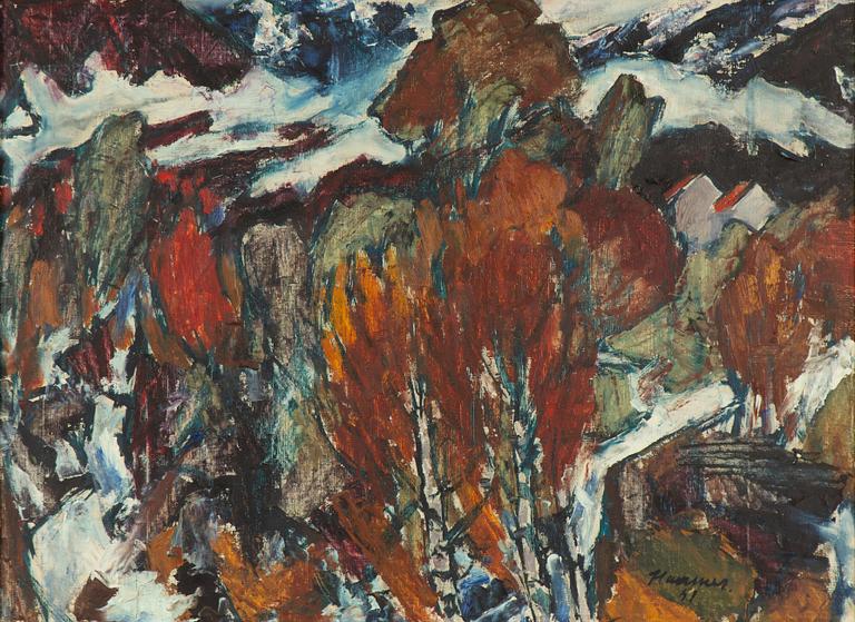 Eerik Haamer, Forest Landscape.