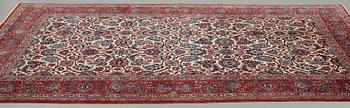 A carpet, semi-antique, Kashan, ca 291,5 x 183,5 cm.