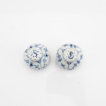 Service, 46 pieces, porcelain, Blue Fluted "Full Lace" and "Half Lace", Royal Copenhagen, Denmark.
