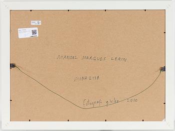 MANOEL MARQUES LERIN, "Mona Lisa", fotografi, gicleeprint, signerad a tergo, daterad 2010.