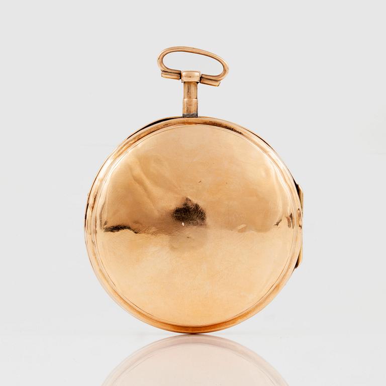 FICKUR, guld, märkt: "Breguet, à Paris", 1800-tal.