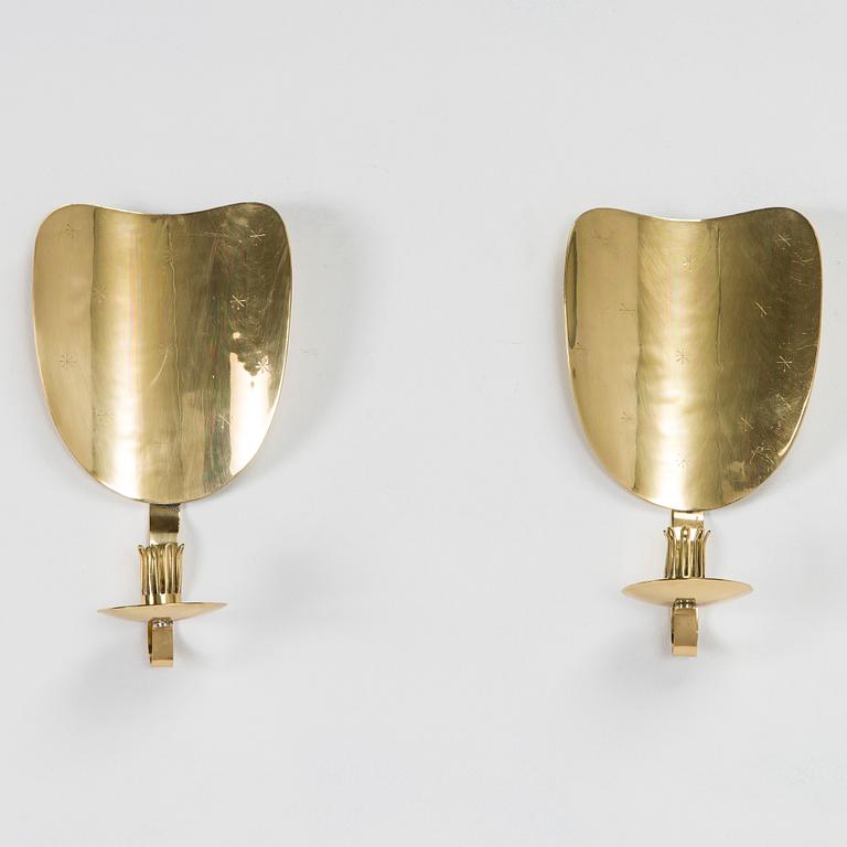 Veikko Huotari, a pair of mid-20th century wall sconces.