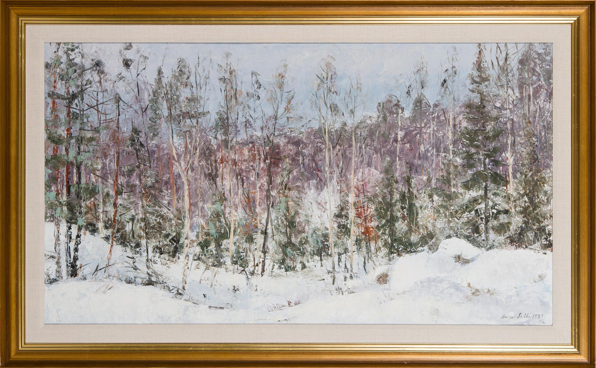 Aares Salli, Vintrig skog.