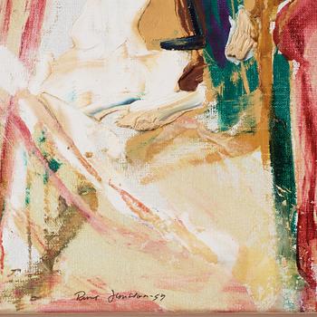 RUNE JANSSON, oil on canvas, signed and dated -59.