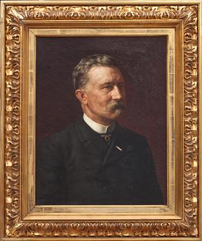 NIELS CHRISTIAN HANSEN, olja på dubblerad duk, signerad och daterad 1892.