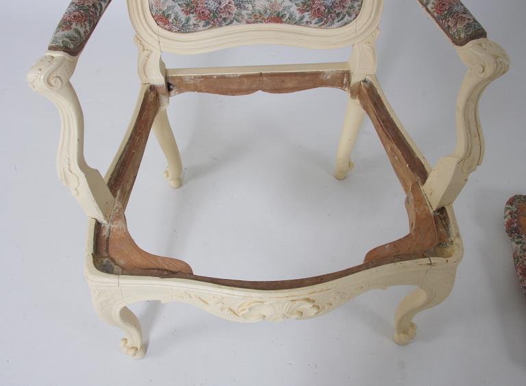 KARMSTOL, rokokostil.