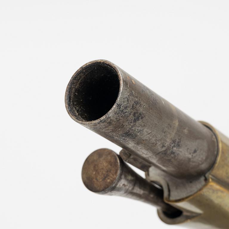 A Swedish percussion rifle 1845-54 pattern with bayonet.