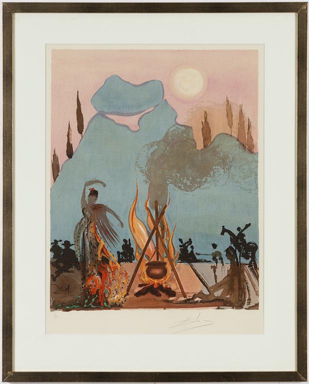 Salvador Dalí, "Carmen Sings Gypsy Songs".