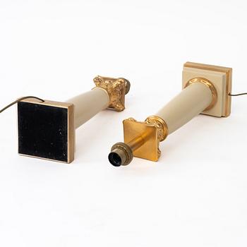 Table lamps, a pair, Maison le Dauphin, France.