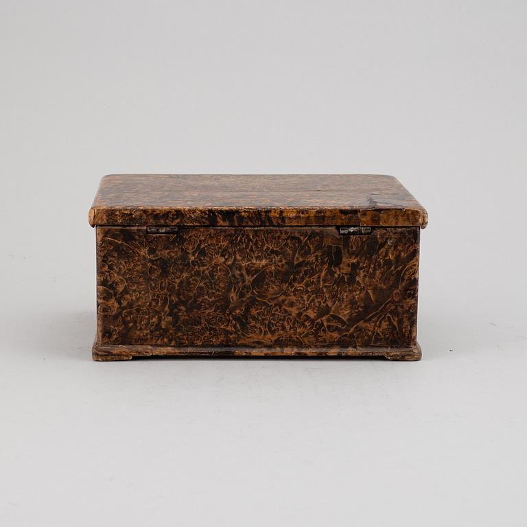 Jacob Siölin, an alder root box, Köping and Kungsör, signed and numbered No 245.