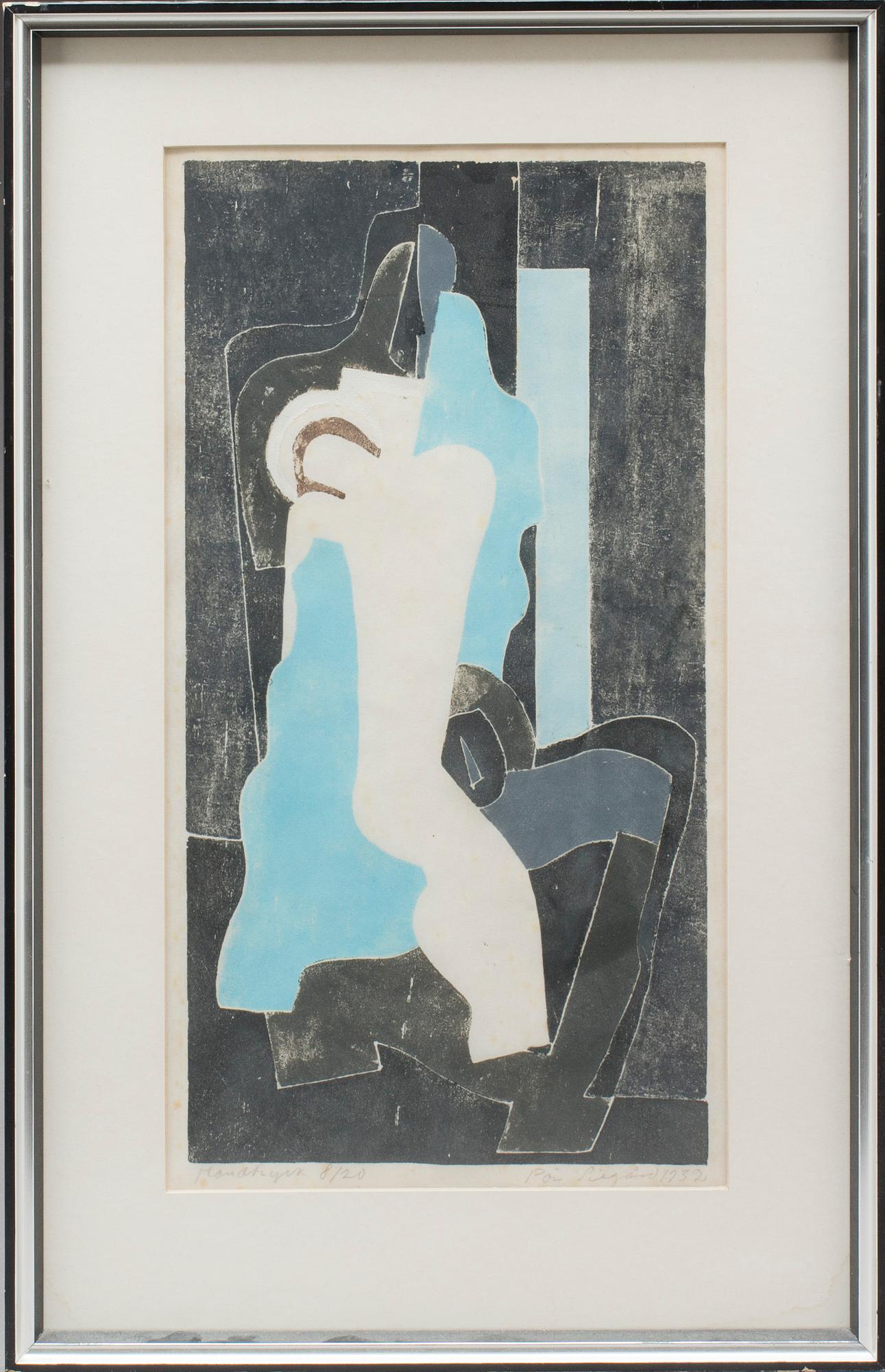 PÄR SIEGÅRD, handtryck, signerad, numrerad 8/20, daterad 1932.