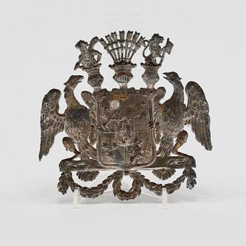 DEKORELEMENT, silver, ostämplat, 1800-/1900-tal. Vikt 74 g.