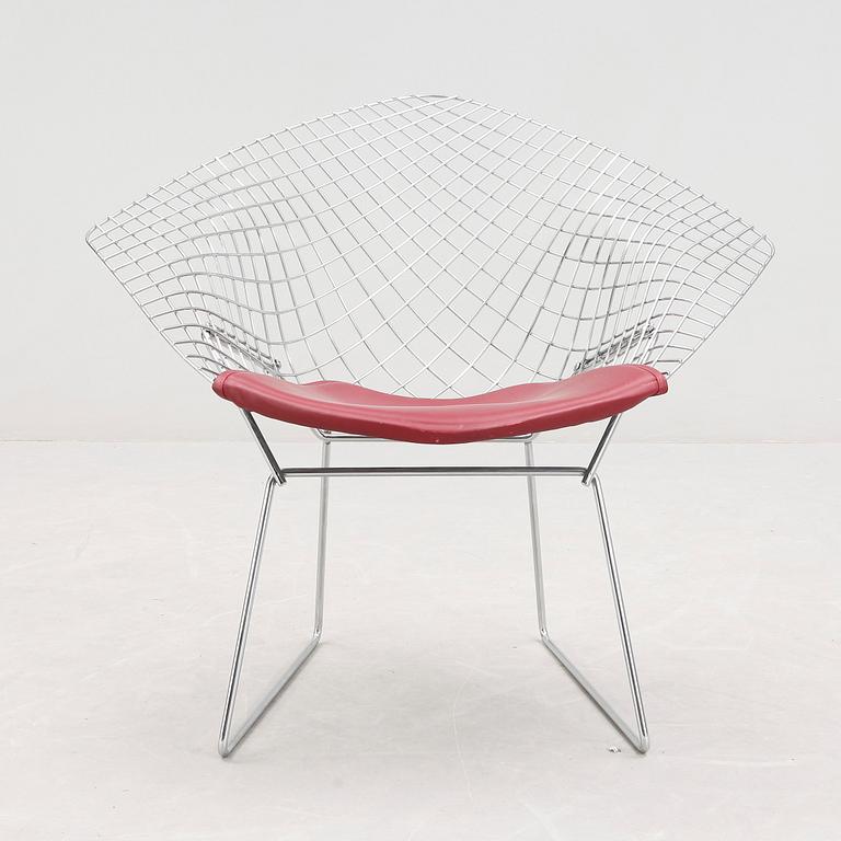 FÅTÖLJ, "Diamond Chair", Harry Bertoia, ny tillverkning av Knoll, modellen formgiven 1952.