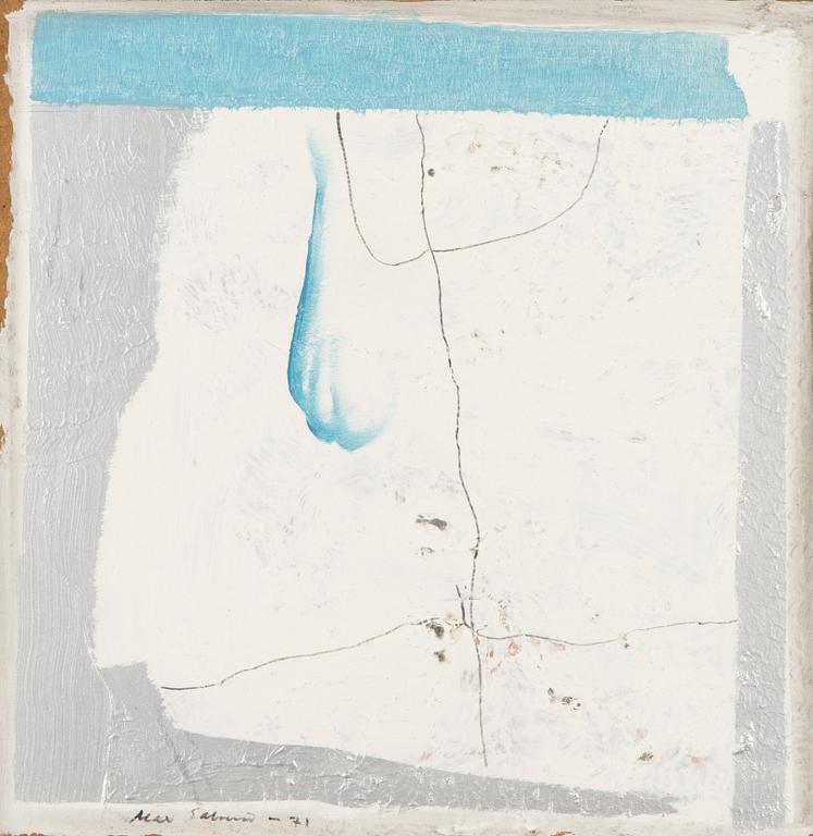 Max Salmi, olja på pannå, signerad och daterad -71.