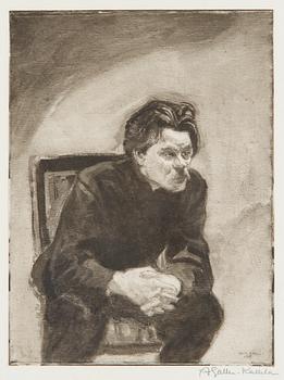 Akseli Gallen-Kallela, 'Portrait of Maksim Gork'.