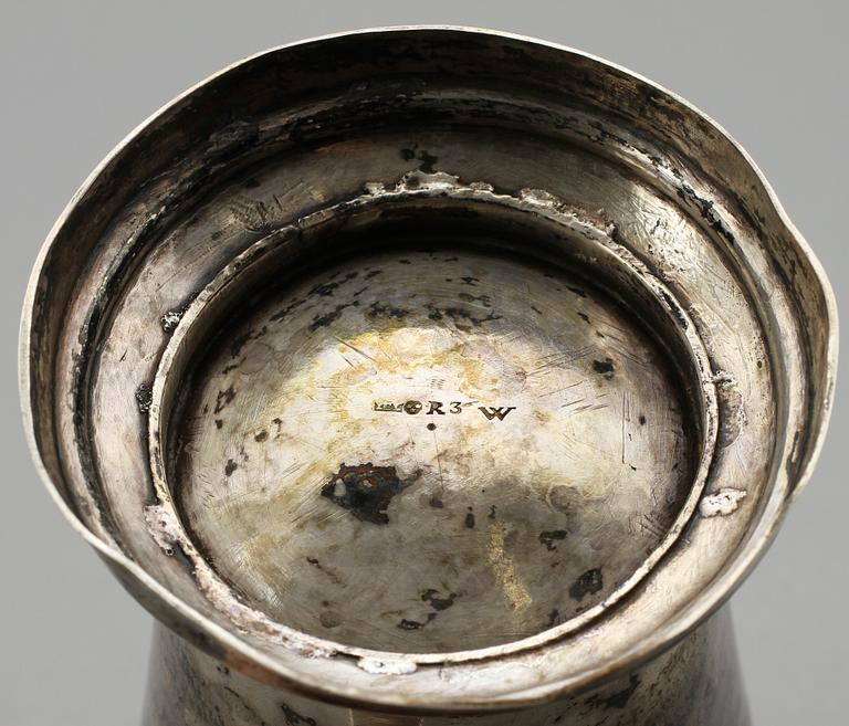 BÄGARE, silver, empire, 1823, Visby, vikt 294 g.