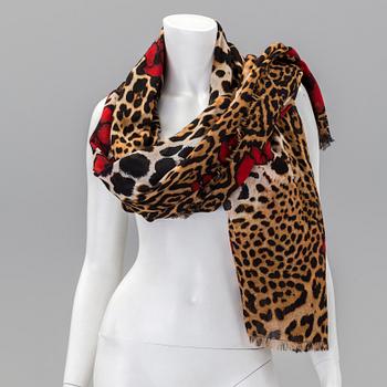 A shawl by Yves Saint Laurent.