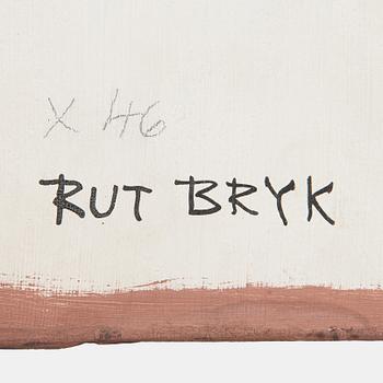 Rut Bryk, relief, signed a tergo.