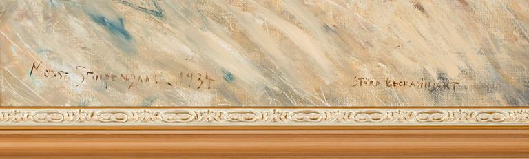 MOSSE STOOPENDAAL, olja på duk, signerad och daterad 1934.