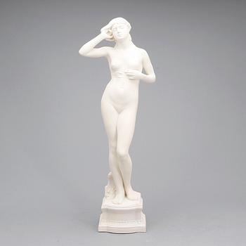 SKULPTUR, parian, efter Per Hasselberg, Gustavsberg, 1914.