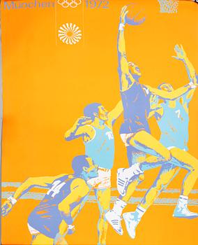 Six posters from the Olympics in Munchen, 1972.