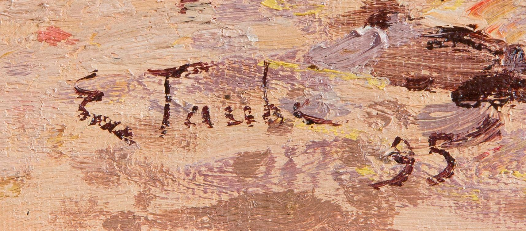 Eugen Taube, Boat by the beach.