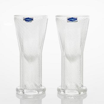 Kaj Franck, a set of six 'Delfoi' goblets, Nuutajärvi. Designed 1976, in production 1980-1981.