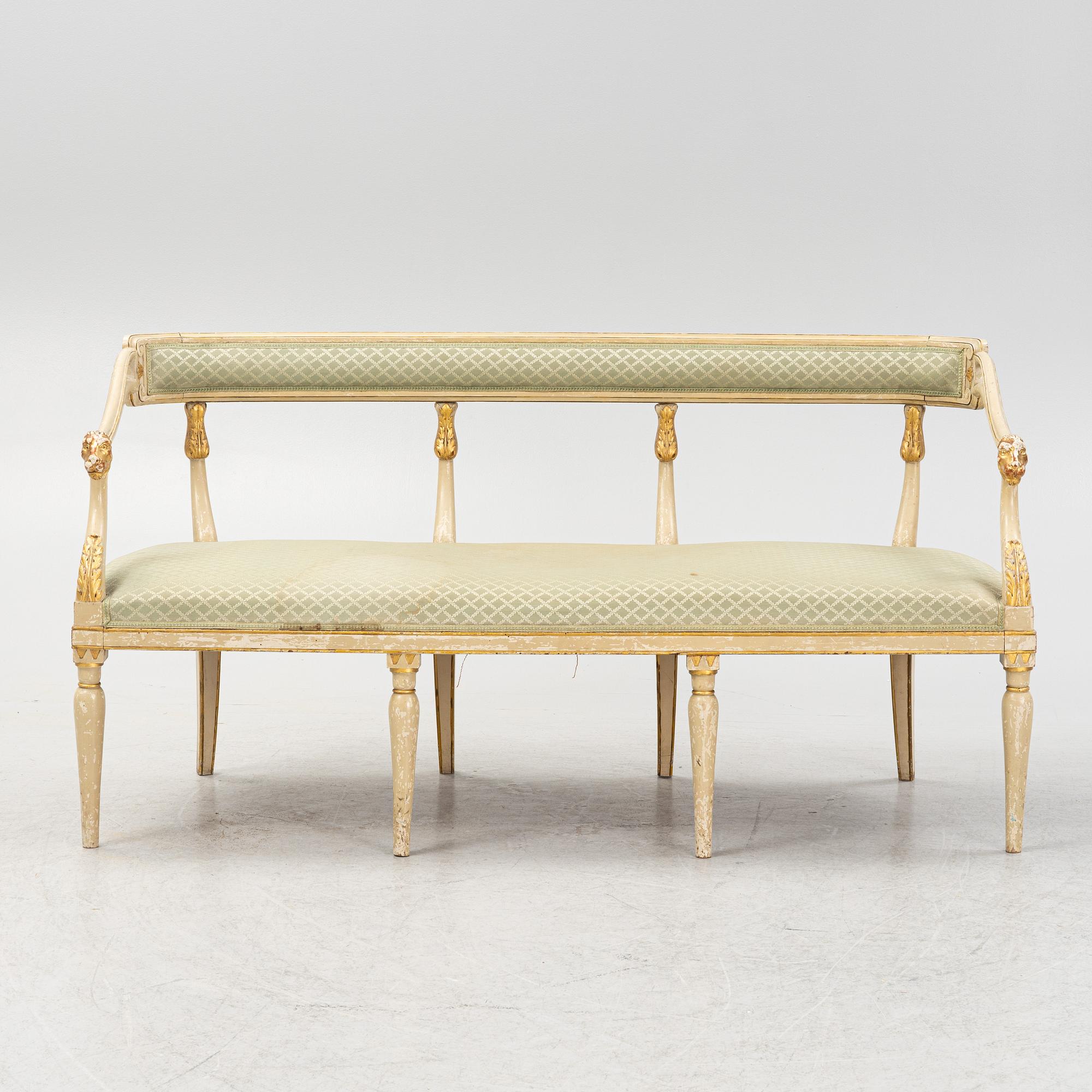 A sofa, 19th entury.