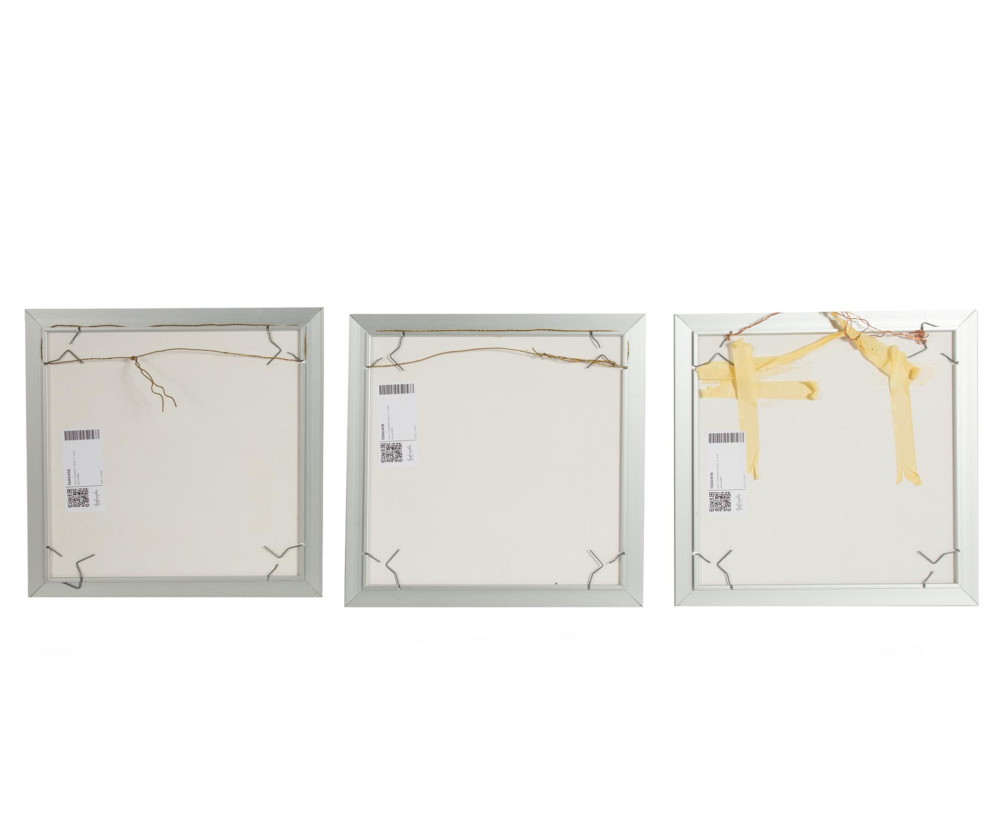 Ann-Charlotte Hjort, akvareller, 3 st.