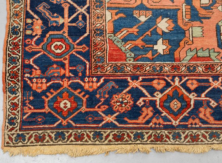 A carpet, an antique Heriz, ca 469,5-471 x 300-309,5 cm.
