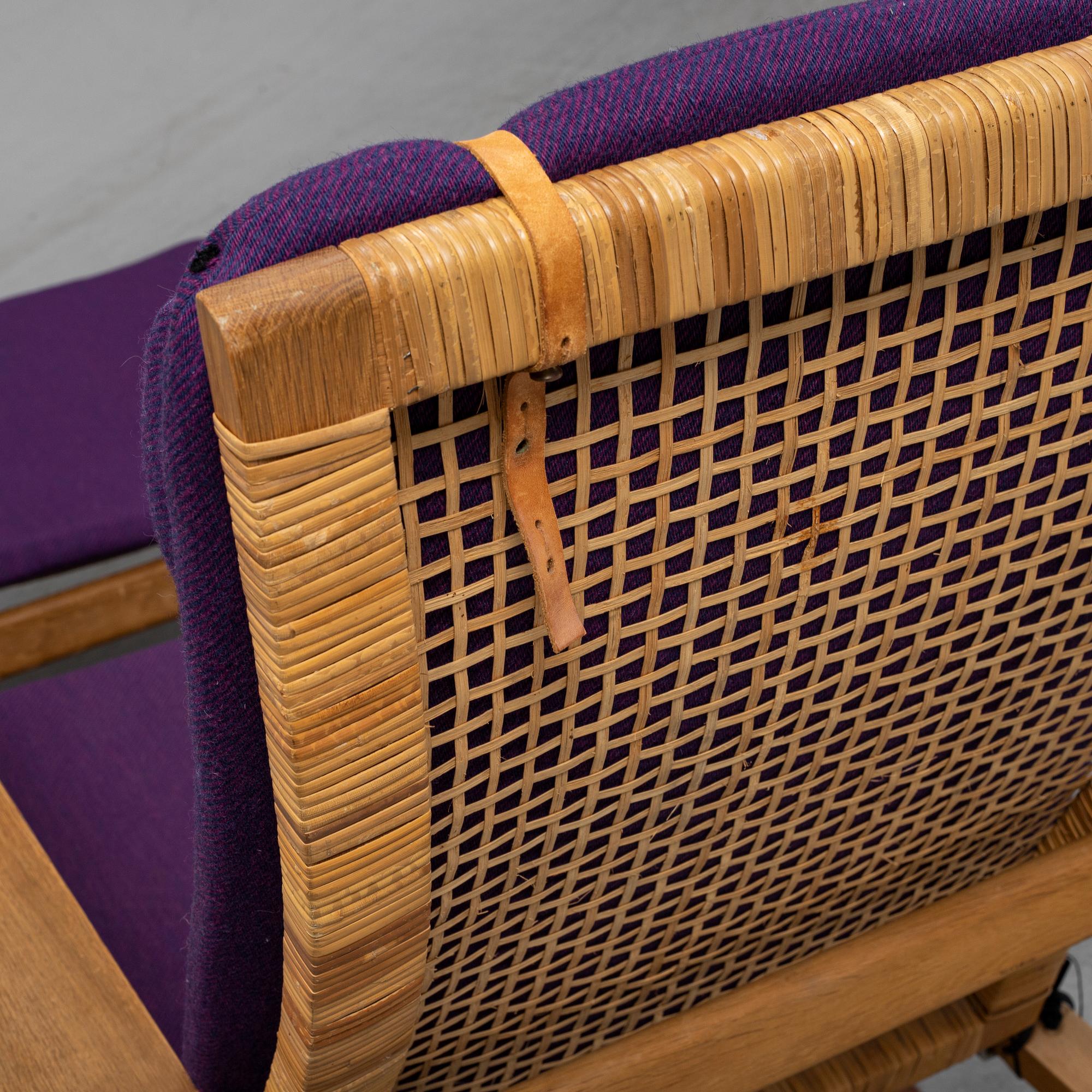 BØRGE MOGENSEN,  "Highback Easy Chair"/"Släden", model 2254, Fredericia Stolefabrik, Denmark.