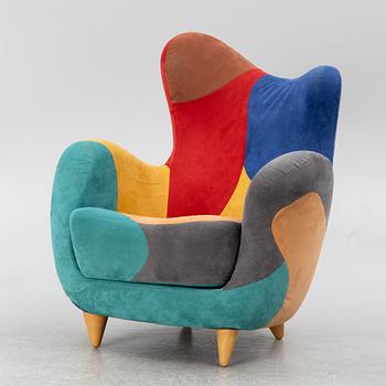 Javier Mariscal, fåtölj, "Alessandra", ur "Muebles Amorosos", för Moroso, Italien.