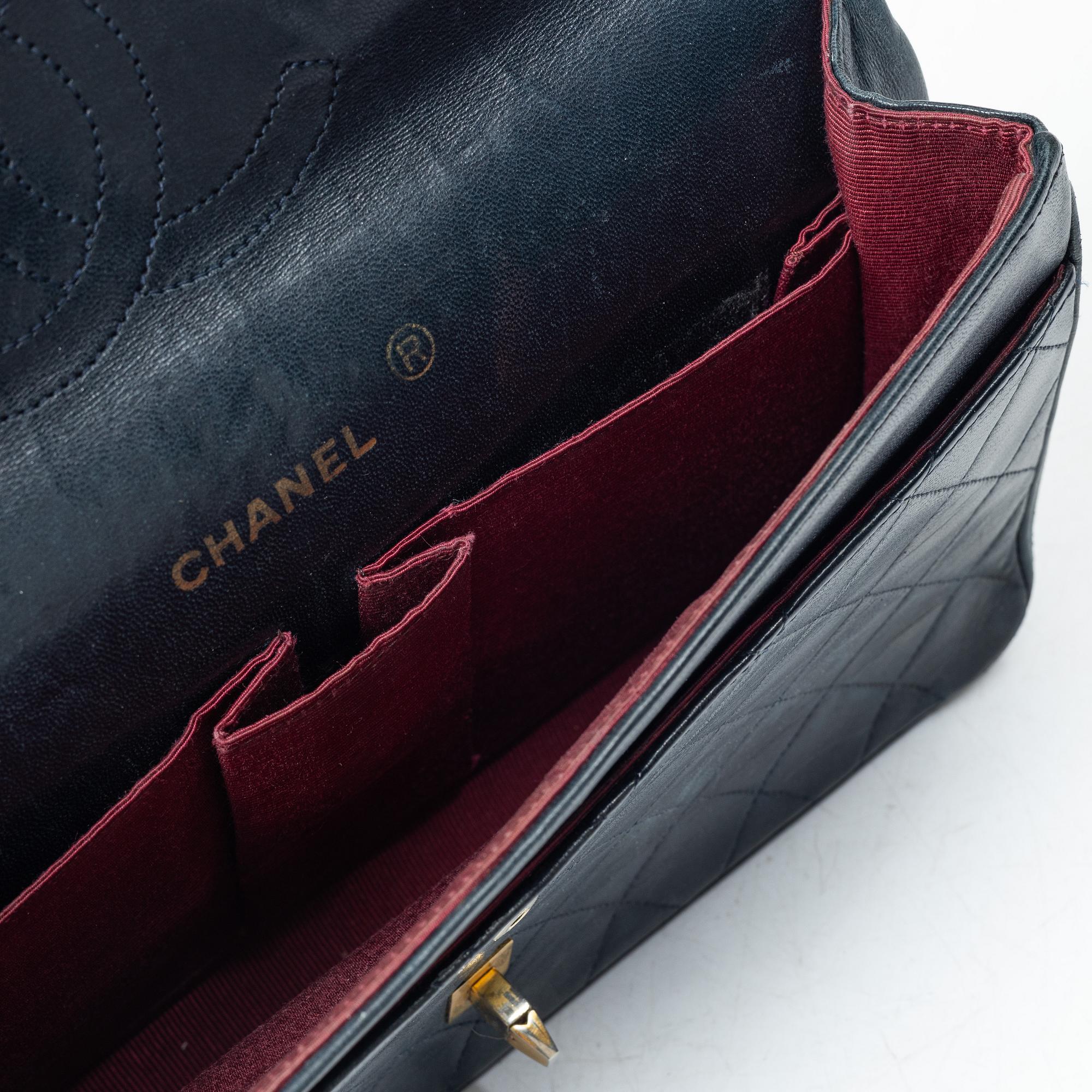 Chanel, Bag, "Double Flap Bag", 1980s.
