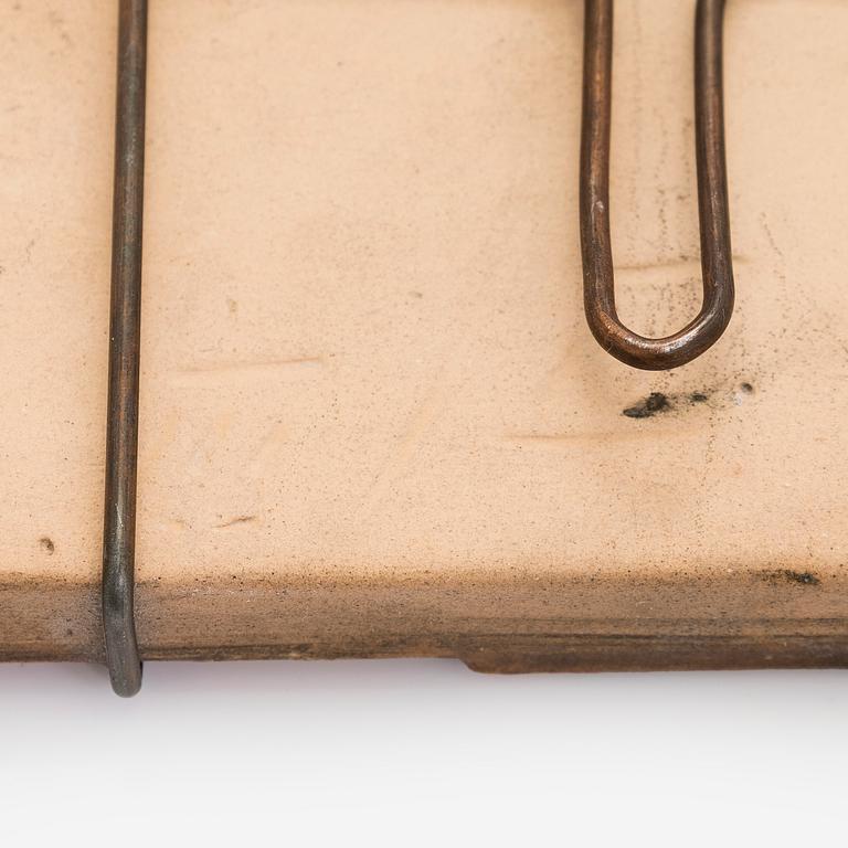 Rut Bryk, relief, stoneware, signed BRYK.