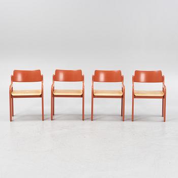 Eero Aarnio, a set of four 'Flamingo' armchairs from Asko, Finland, 1970's.