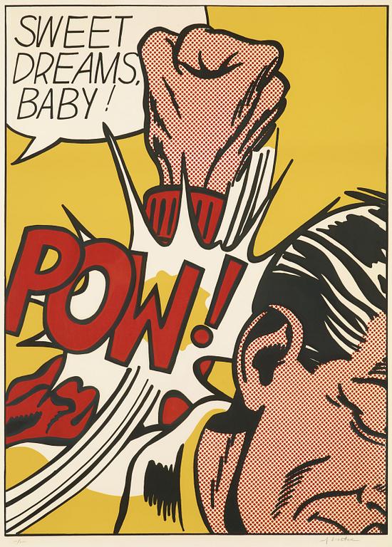 Roy Lichtenstein, "Sweet Dreams Baby!", ur: "11 Pop Artists".