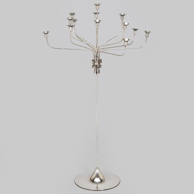 Tapio Wirkkala, kandelaber "TW412", silver Kultakeskus, Tavastehus 1985.