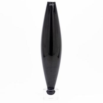Matz Borgström, Vase, glass, for Orrefors, second half of the 20th century.