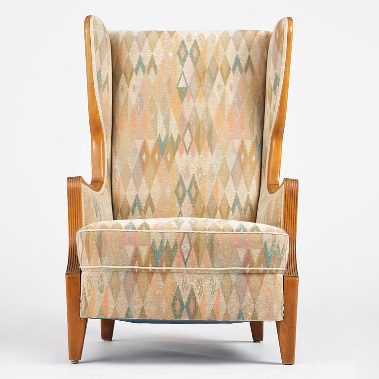 Elias Svedberg, a rare "Eftermiddag" (Afternoon) armchair, Nordiska Kompaniet, Sweden, ca. 1937.