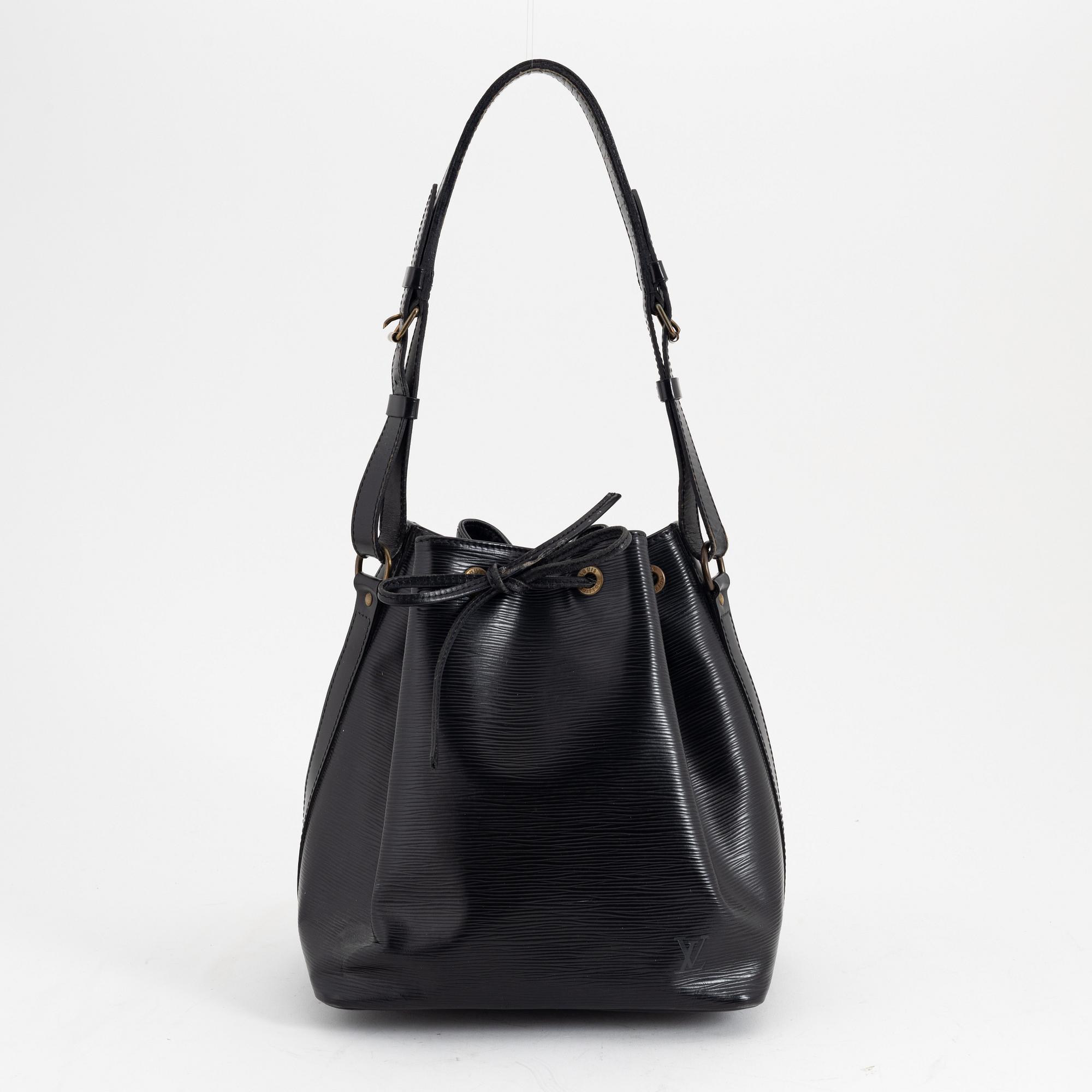Louis Vuitton, a black Epi 