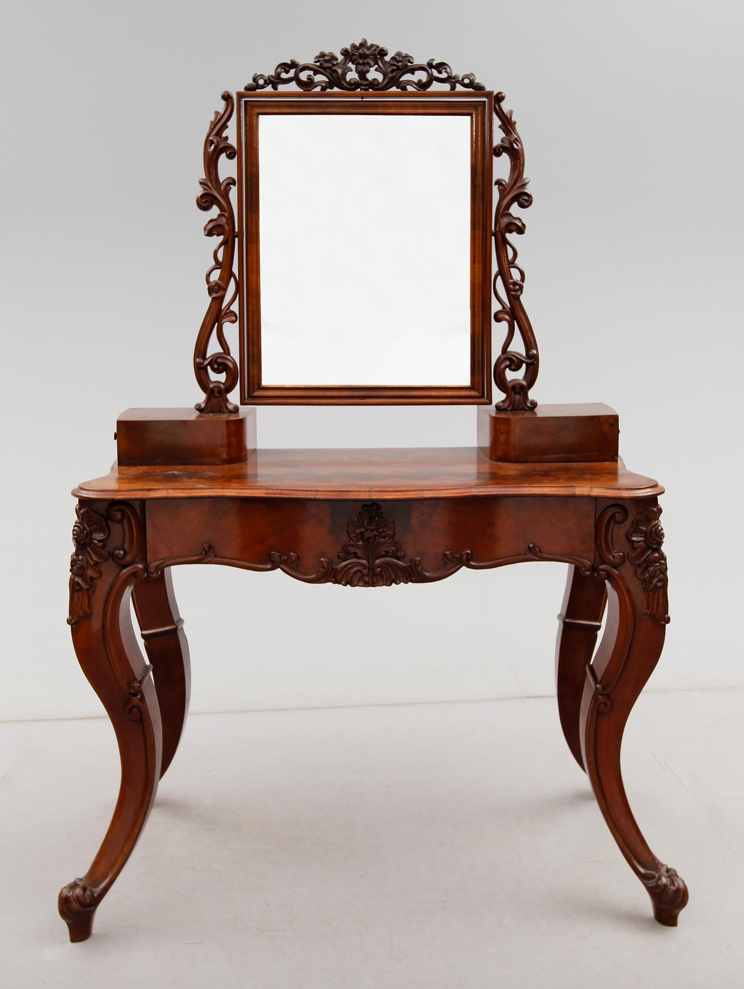 TOALETTBORD, senempire, 1800-talets mitt.