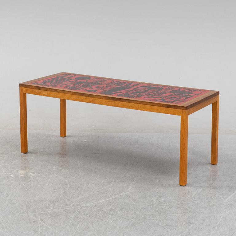 A coffee table by Stig Lindberg & David Rosén for Nordiska Kompaniet, ca 1959.