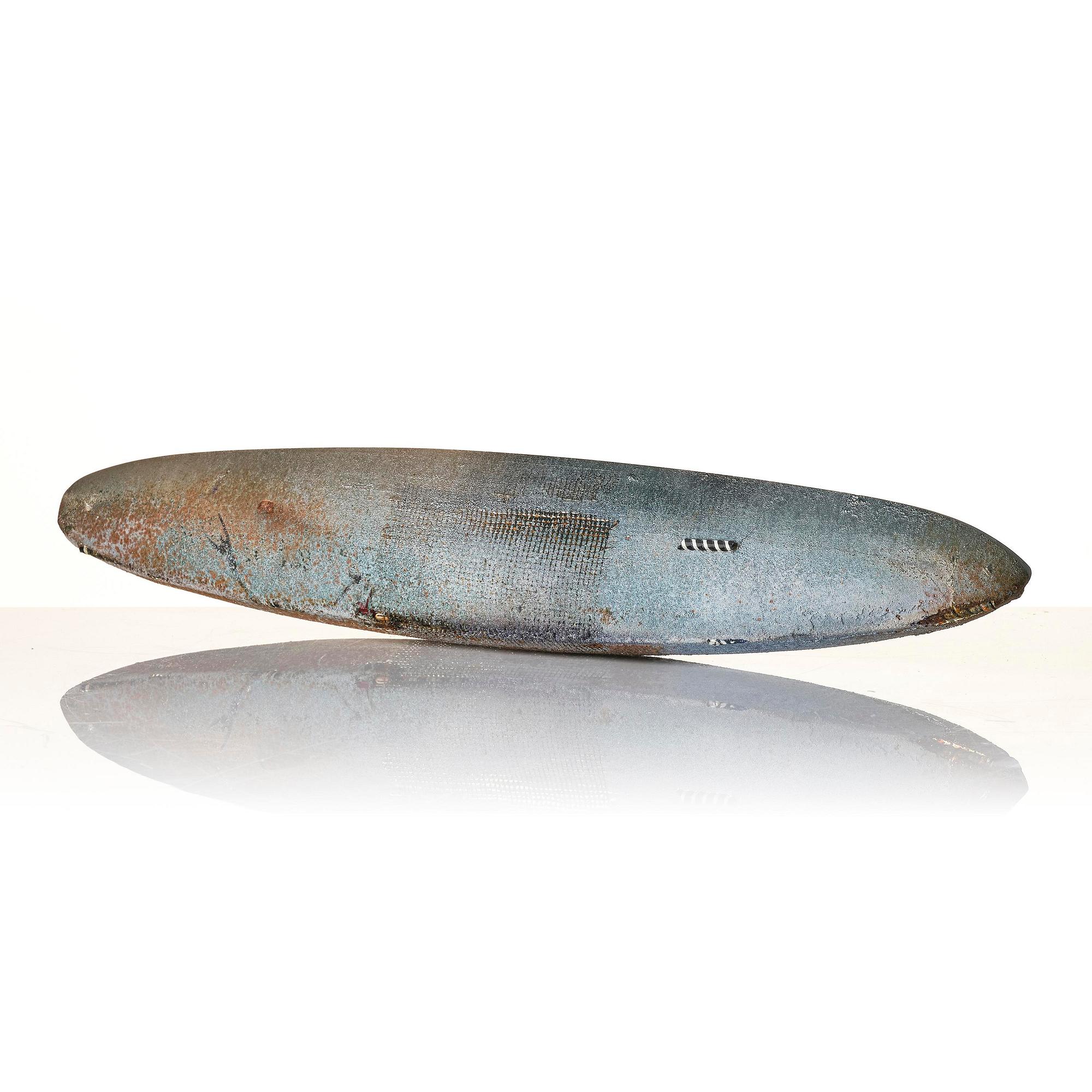 Bertil Vallien, a unique sand cast glass sculpture, Kosta Boda, Sweden.