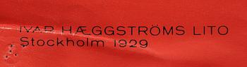 SIGURD LEWERENTZ, affischer, 2 st, Stockholmsutställnigen 1930, nytryck 1976.