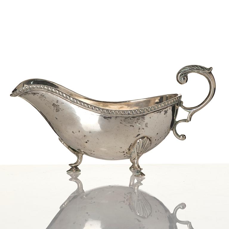 Tedos, sauceboat and cup, silver, including Ottoman Empire.