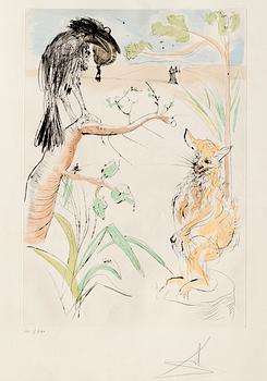 616. Salvador Dalí, "THE RAVEN AND THE FOX".