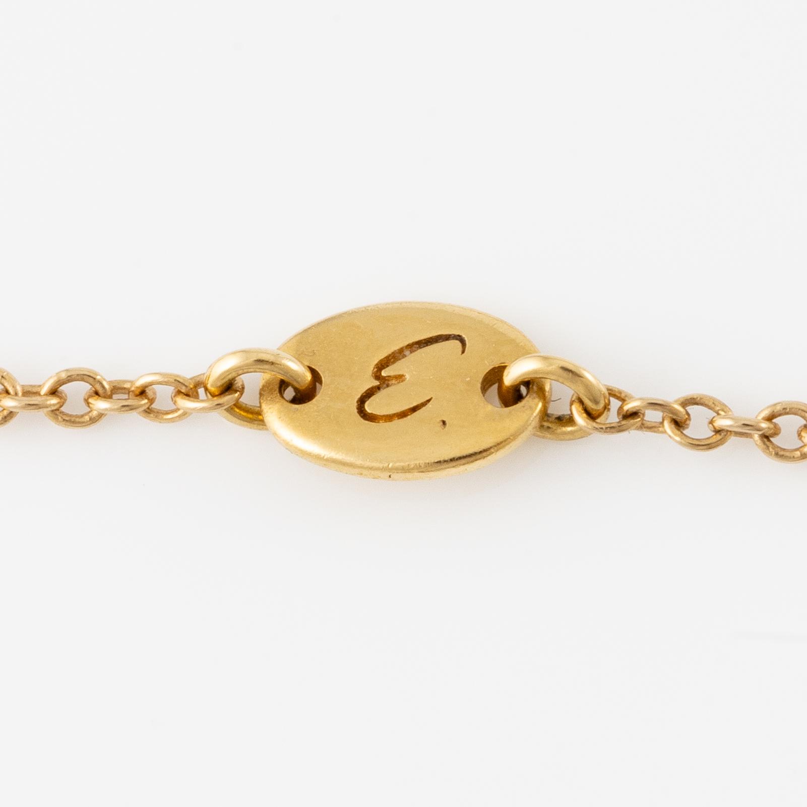 Engelbert, collier, "pavé heart", 18K guld med briljantslipade diamanter.